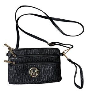 MKF Collection Crossbody Bag With Adjustable Strap Multiple Compartments Women